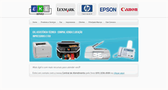 Desktop Screenshot of ekl.com.br